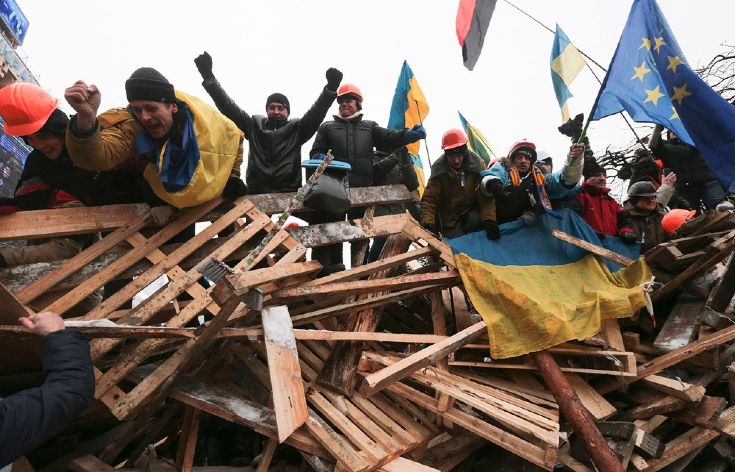 Участники Евромайдана. © politikus.ru