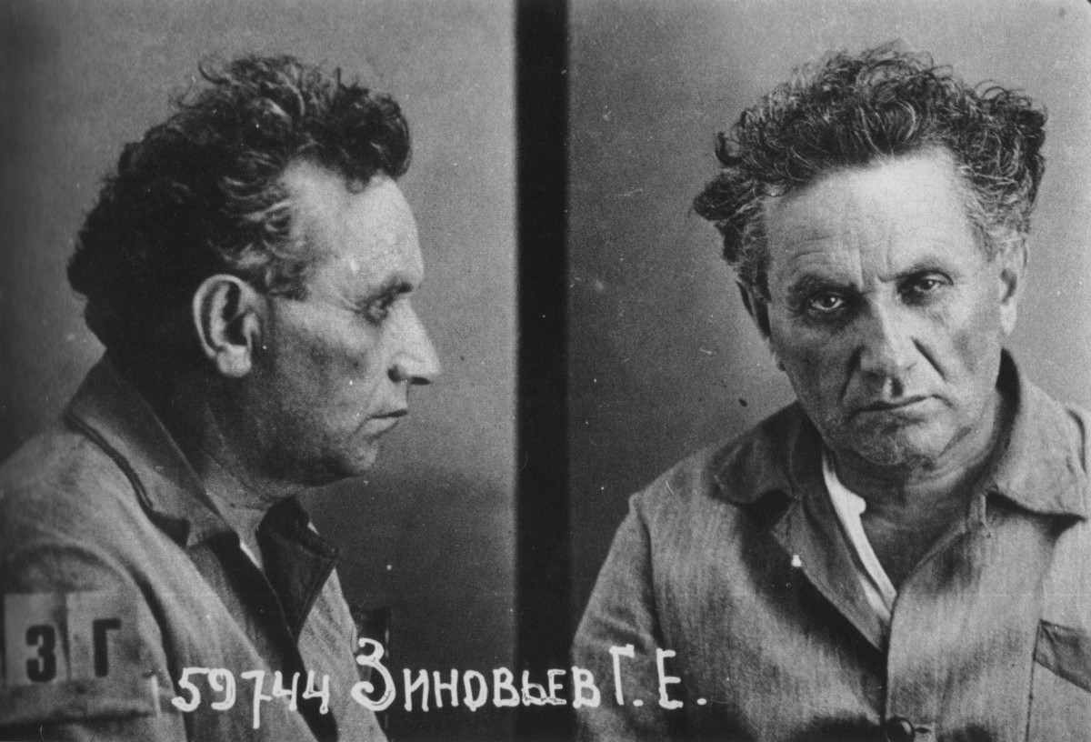 Фото Зиновьева после ареста в 1934 году.