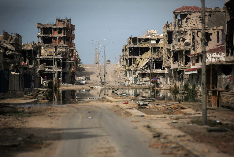 Разрушенные здания в Ливии © ria.ru