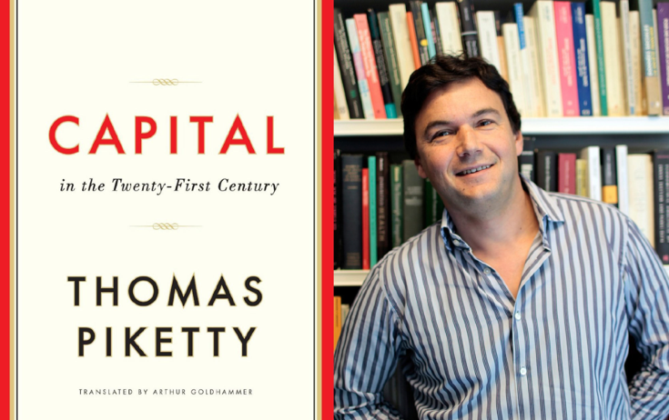Томас Пикетти и его книга «Капитал». © outsidethebeltway.com
