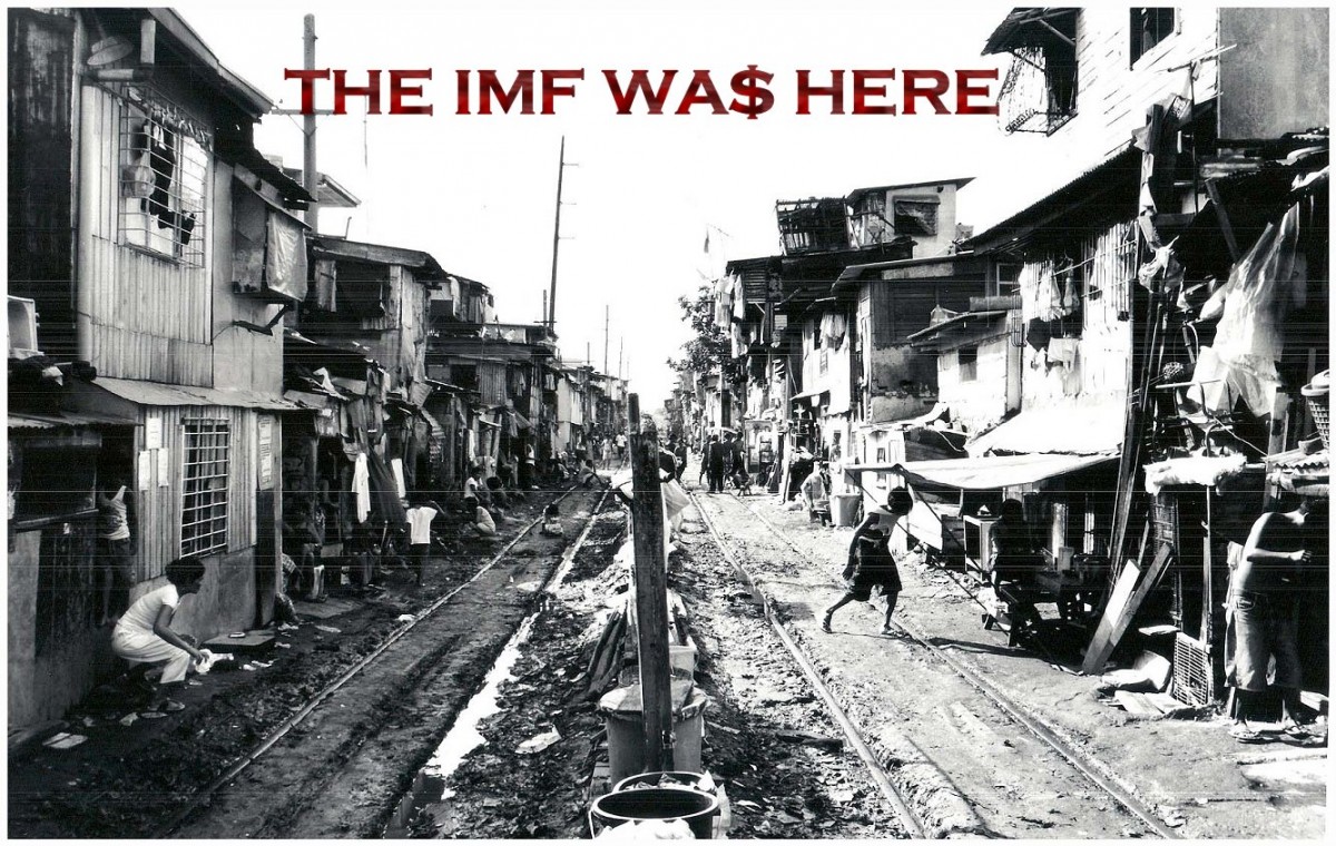 "Здесь побывал МВФ". © occupy.com