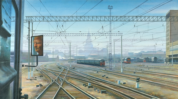 Петров А.Н. Казанский вокзал, 1981 (фрагмент)