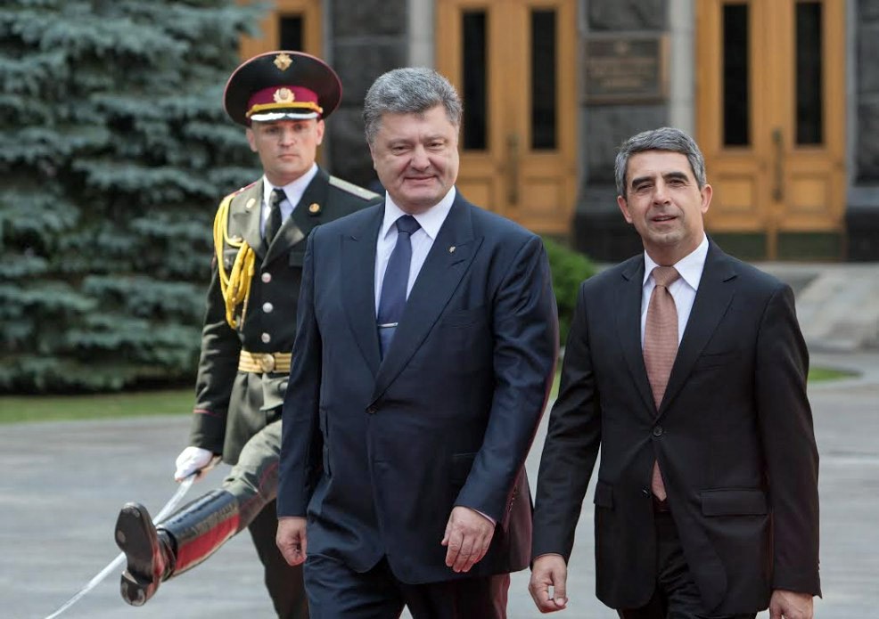 Пётр Порошенко и Росен Плевнелиев. © Пресс-служба Президента Украины 