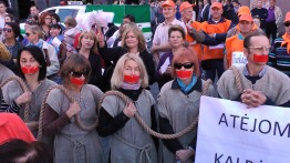 В Литве правительство предлагает либеральную реформу трудового кодекса. Профсоюзы вышли с протестом.