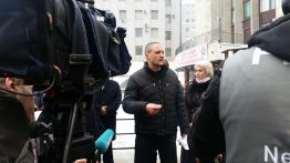 11 января, в Москве у здания Центрального Дома работников искусств (ЦДРИ) состоялась пресс-конференция организаторов Социального марша «За права жителей Московского региона!».