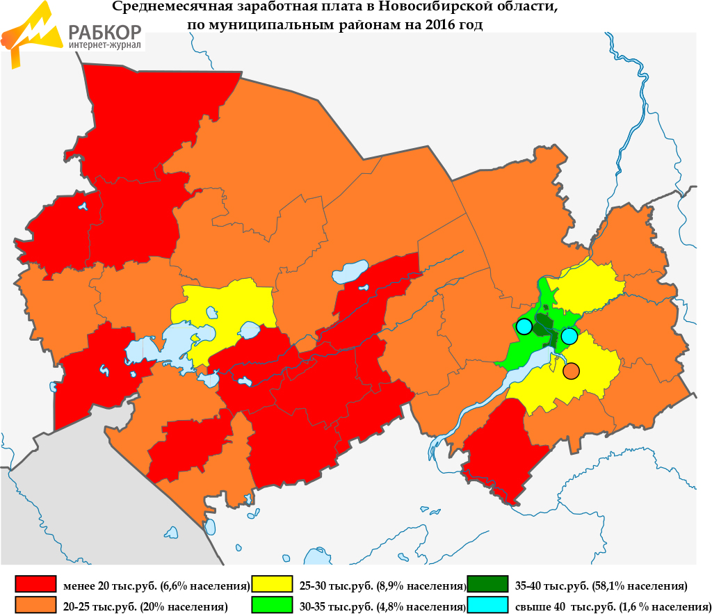 Средняя зарплата в новосибирской