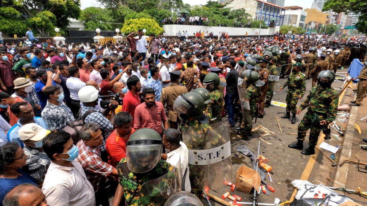 Общенациональная забастовка на Шри-Ланке