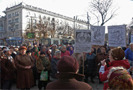 Кишиневские пенсионеры возобновили протест