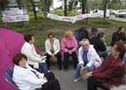 28 августа 2008 года голодовка транспортников Бердска продолжилась. Некоторым протестующим понадобилась медицинская помощь.