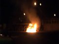Вандалы сожгли Т-34 в Киеве